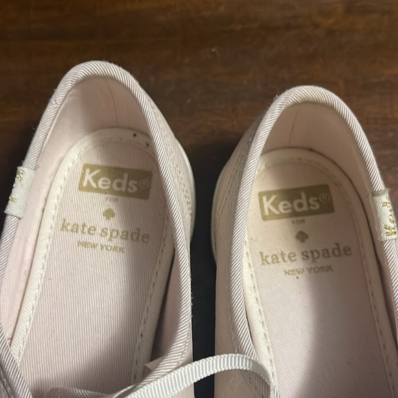 Kate Spade leather Keds soft pink - Picture 5 of 6
